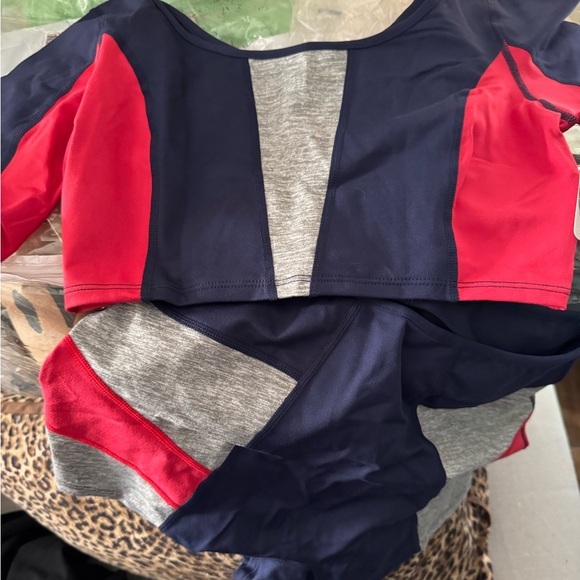 Brand New Free People SMALL six pack Set deepest navy red gray combo 2 items - Picture 4 of 6